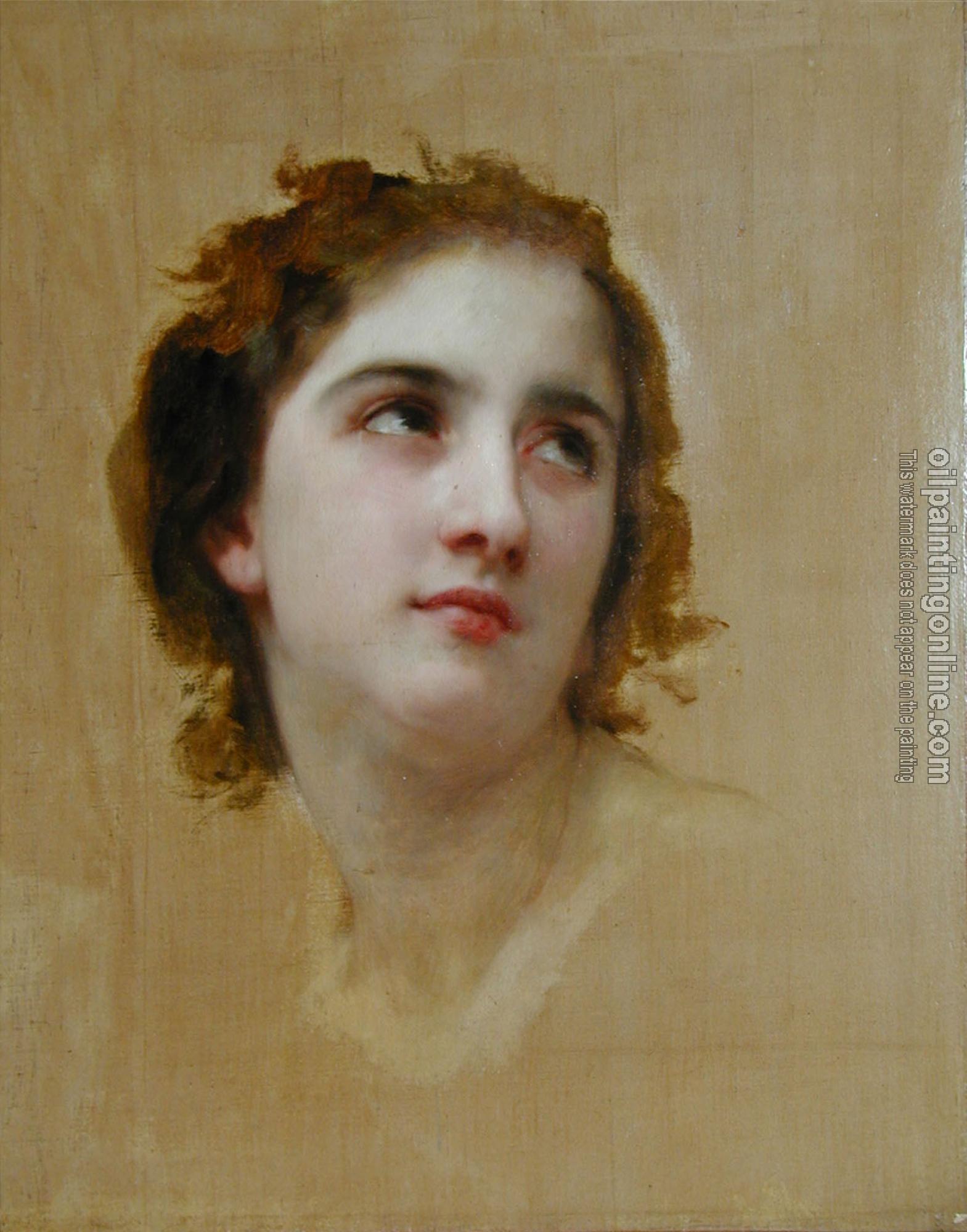 Bouguereau, William-Adolphe - Sketch of a Young Woman